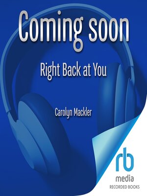 cover image of Right Back at You